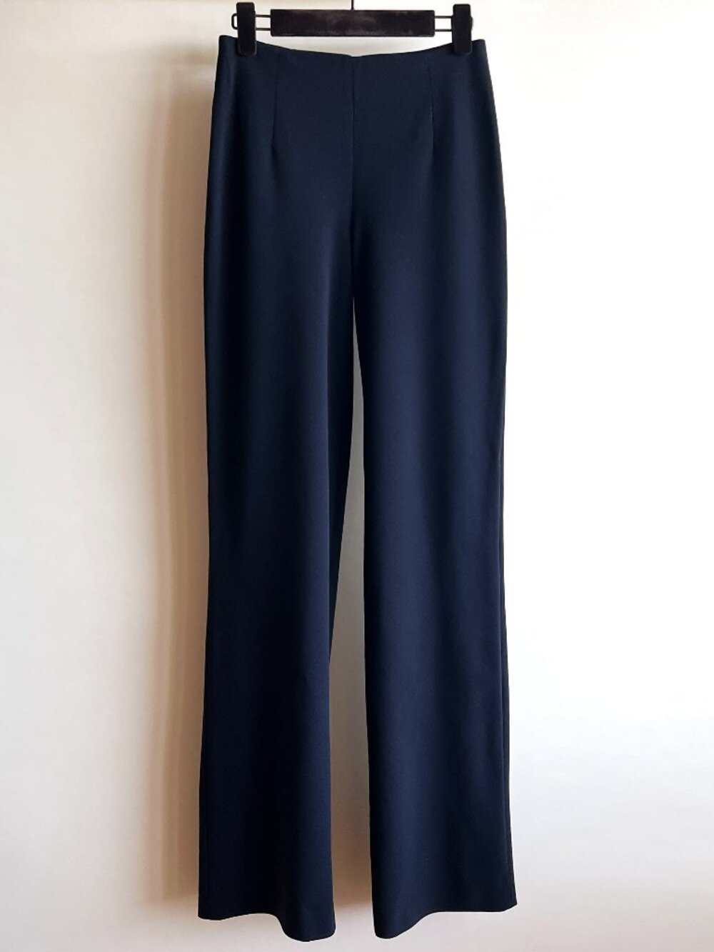 ALBERTA FERRETTI Navy Blue Wool Blend Dress Pants, Size I-40 (US size 6) Vintage